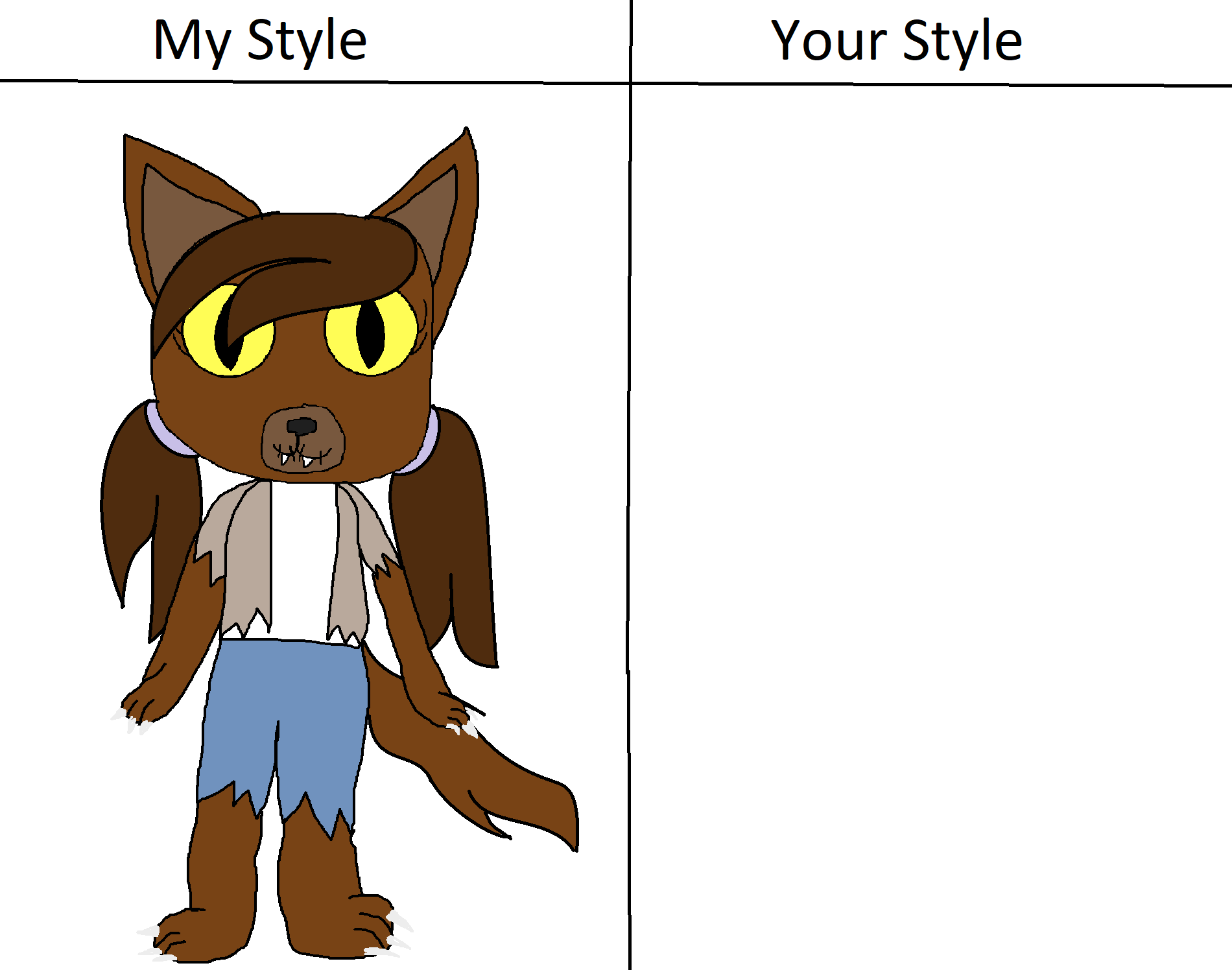 Draw Luna Lycan in Your Style by MjMagicPets on DeviantArt