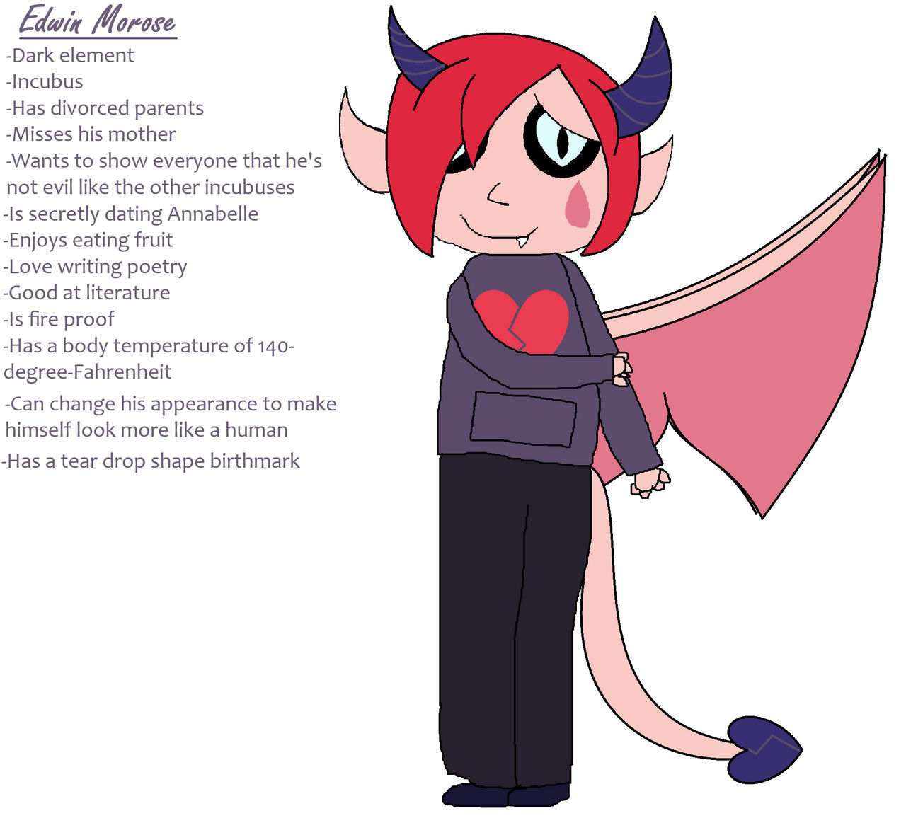 Edwin Morose Magic School AU Edwin by MjMagicWolfGirl on DeviantArt