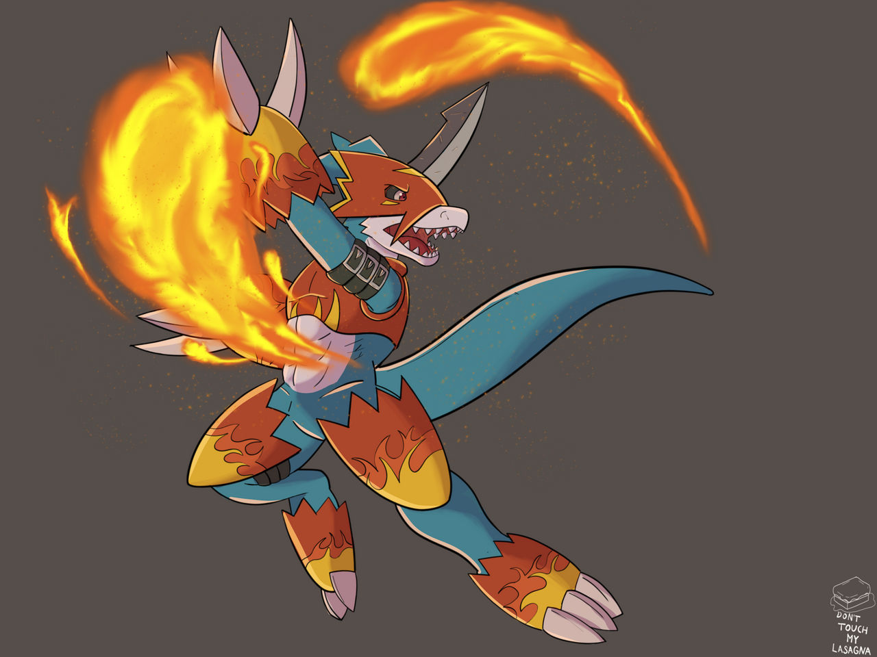 Flamedron Flamedramon by donttouchmylasagna on DeviantArt