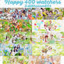 [FREE SHARE] PACK PSD ART - HAPPY 400 WATCHERS