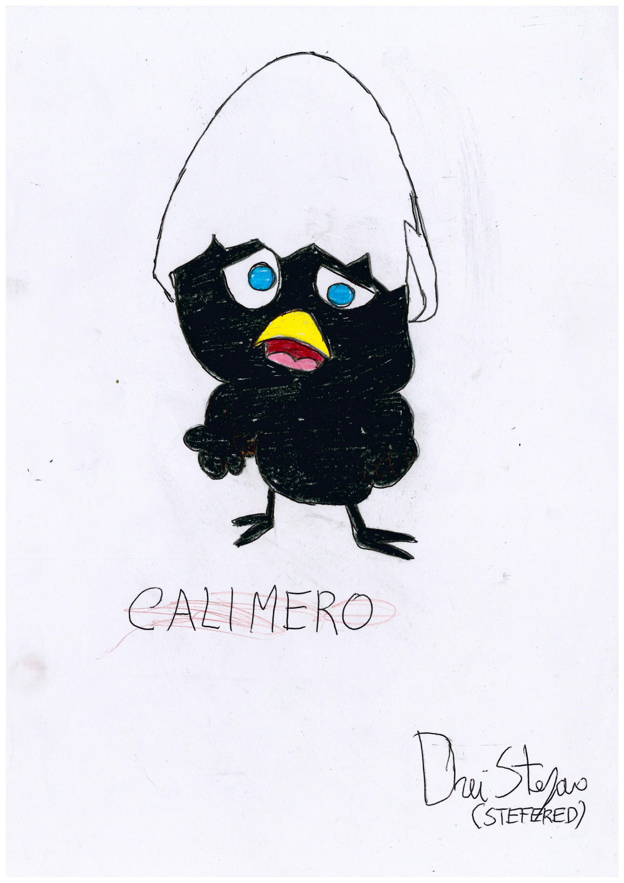Calimero Illustration Drawing By Stefered On Deviantart Calimero Illustration Drawing By Stefered On Deviantart