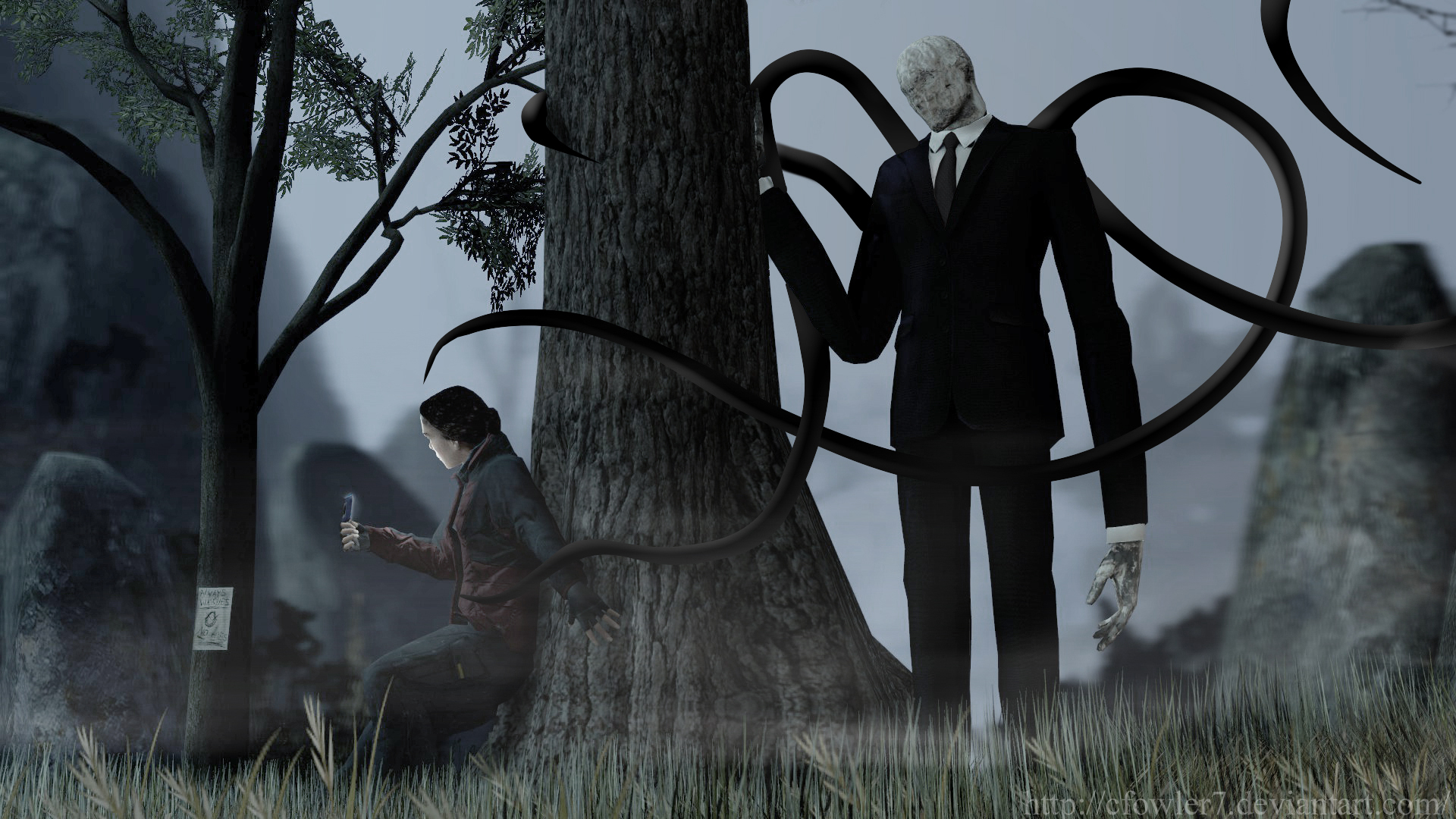 Slender man gta 5 фото 5