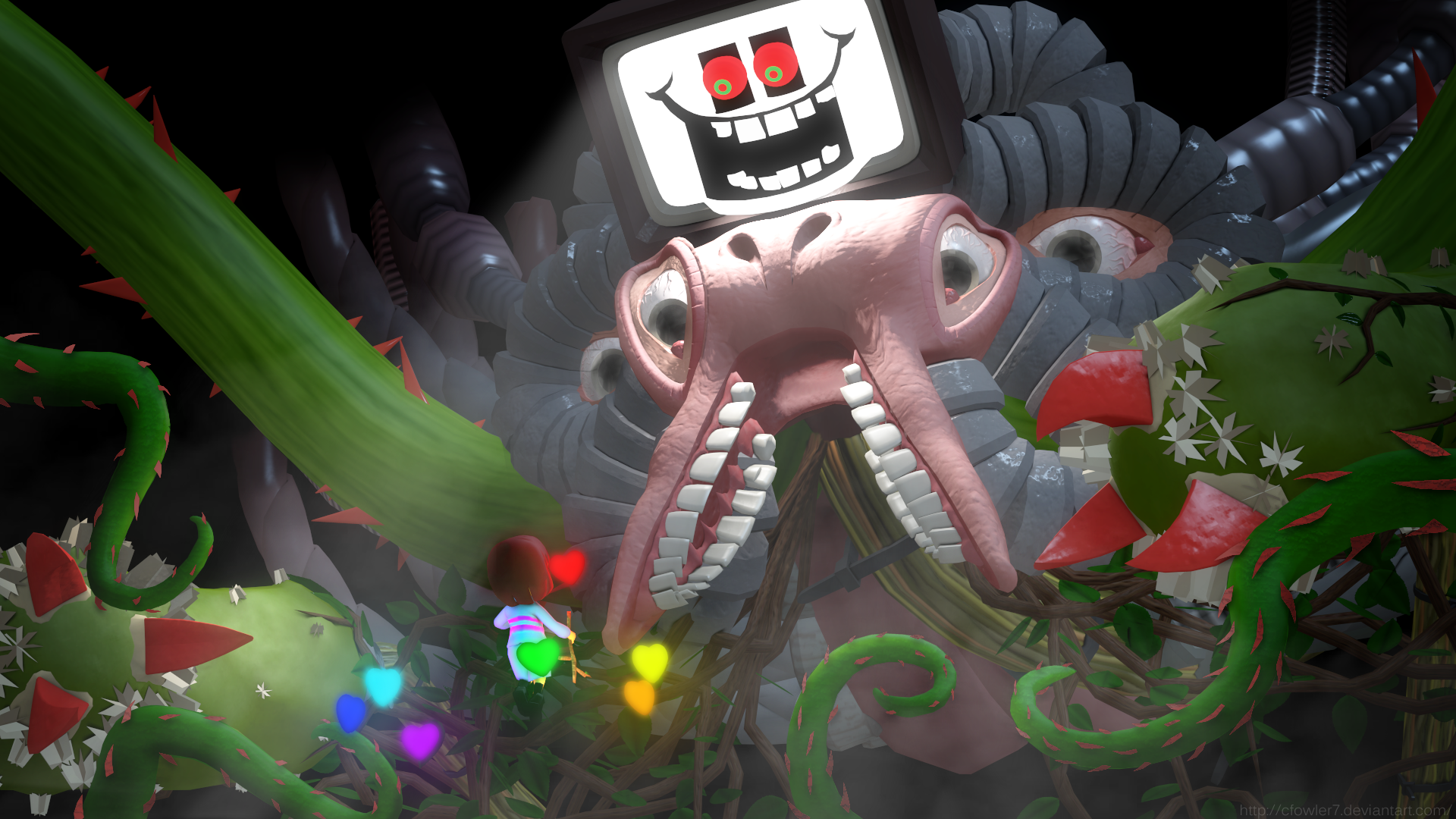 Omega Flowey (Photoshop Flowey) - Undertale - AK1 MUGEN Community