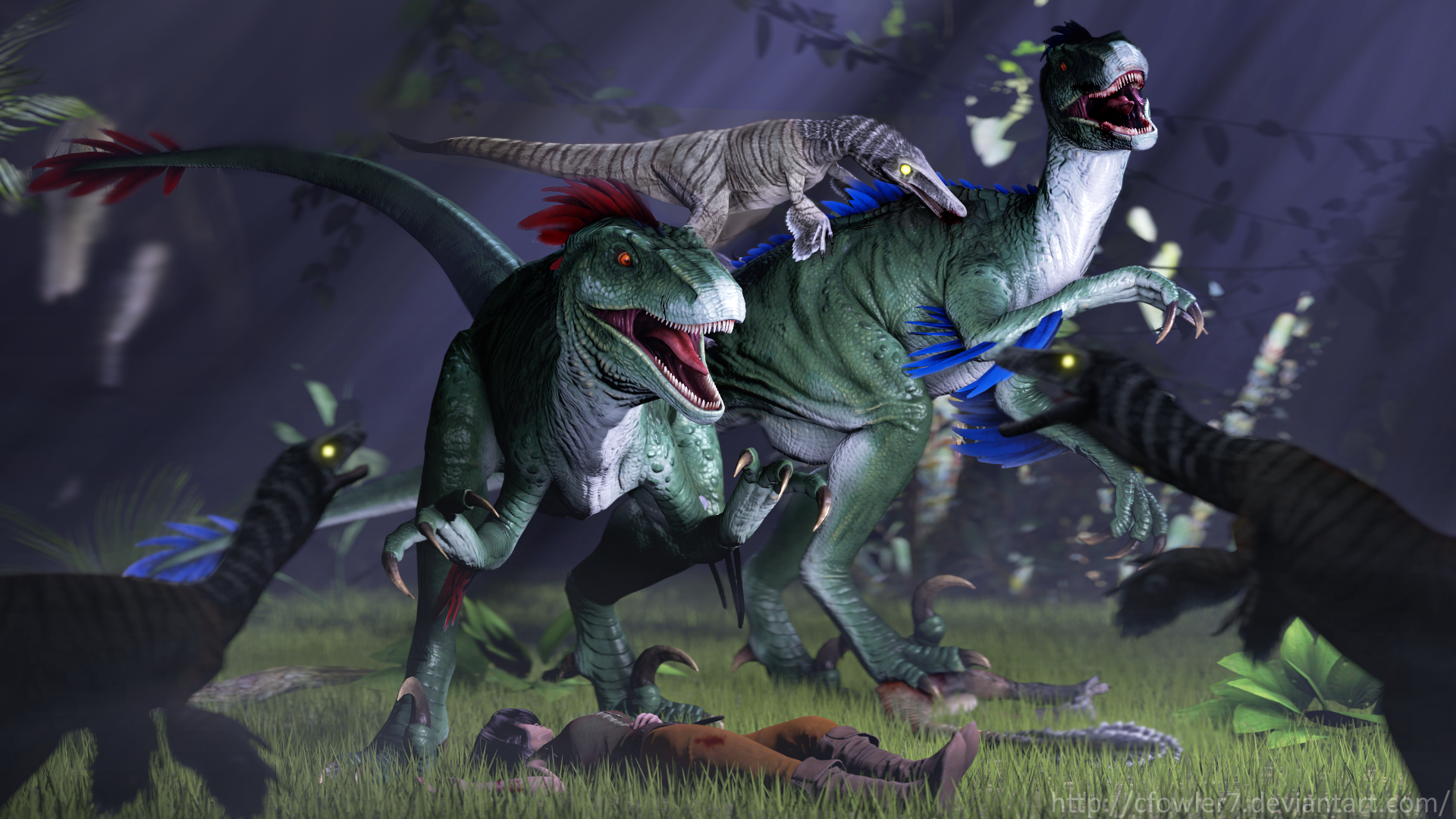 Ark - Troodon Attack