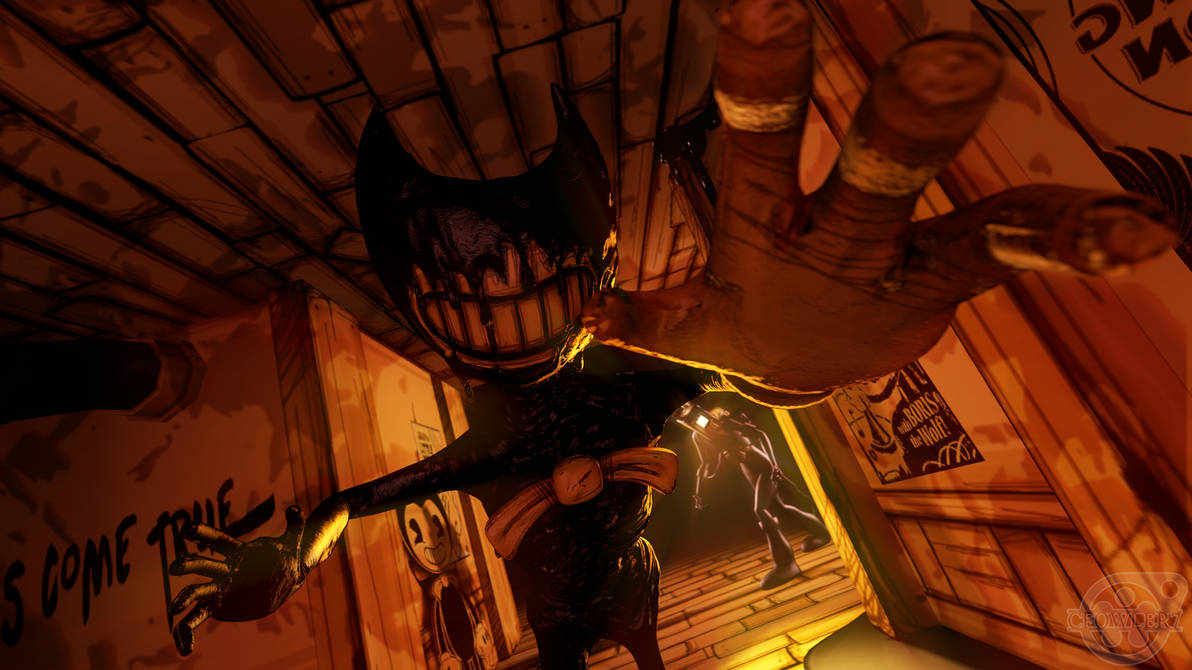 BATIM - Ink Demon and Projectionist by cfowler7-SFM on DeviantArt