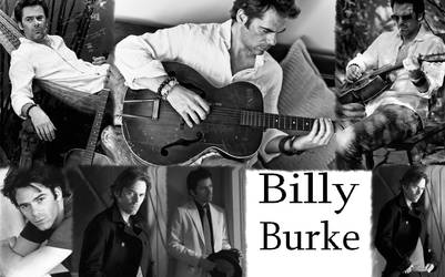 Billy Burke Black and White Wallpaper
