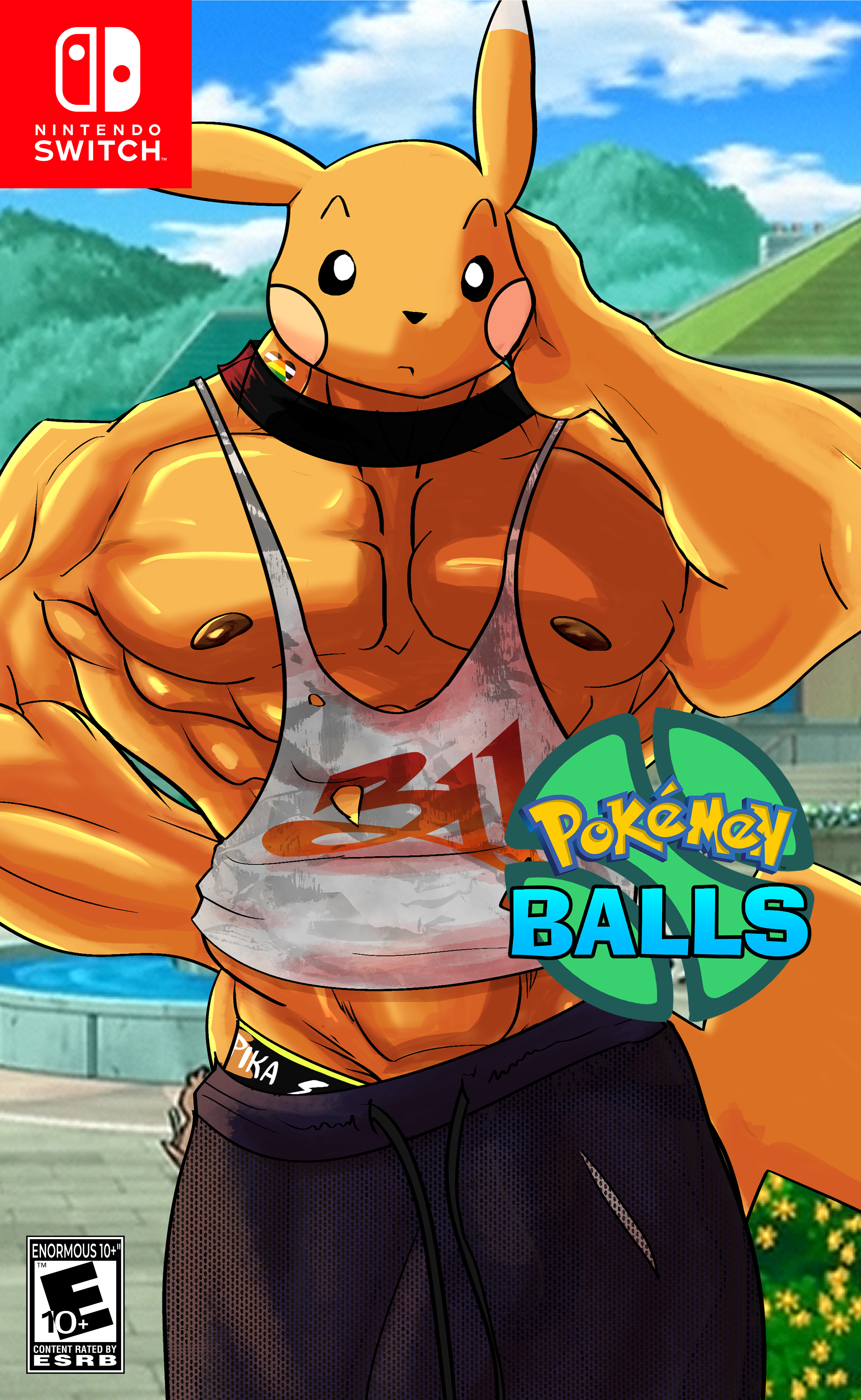 Buff pikachu drumsy meme card by SpikeTheFurryUwU -- Fur Affinity