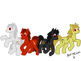 Four Ponies of the Apocolypse