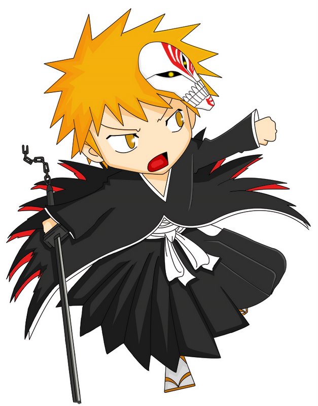 Chibi Ichigo Bankai Mask: Nếu bạn là fan của Bleach, đây chính là bức ảnh bạn không nên bỏ qua. Hình ảnh Chibi Ichigo với chiếc Bankai Mask đầy bí ẩn sẽ khiến bạn muốn khám phá thêm về nhân vật này và câu chuyện của Bleach.