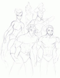 Silver Hawks sketch