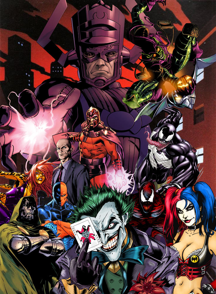 Comic Villains Cover By Pawnkracker On DeviantArt