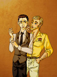 Inception - Arthur and Eames by Yahiko-chan