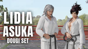 Lidia and Asuka dougi set