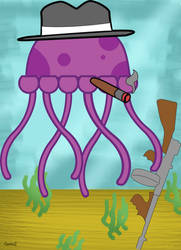 1940's Gangster jellyfish