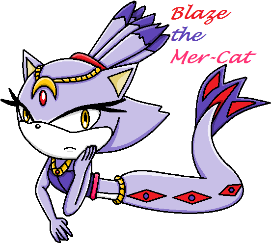 Blaze the Mer-Cat