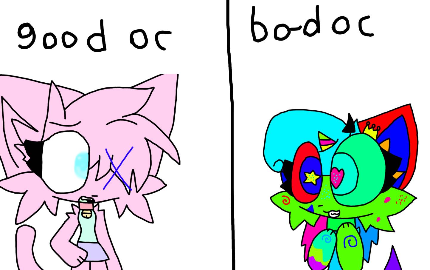 Good Oc Rfd Good oc vs bad oc .which one is better by shadowwolf6890 on DeviantArt