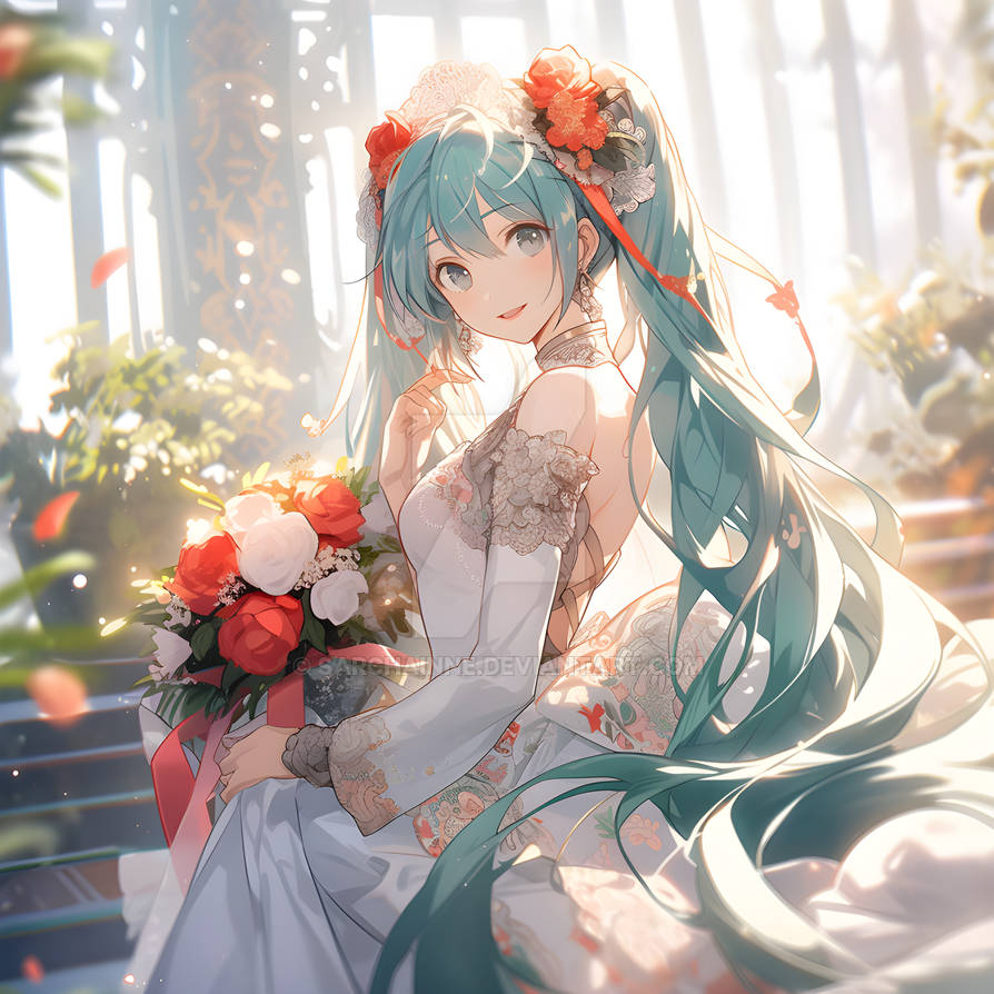 Hatsune Miku Wedding Day By SARCHAINNE On DeviantArt hatsune-miku-wedding-day-by-sarchainne-on-deviantart