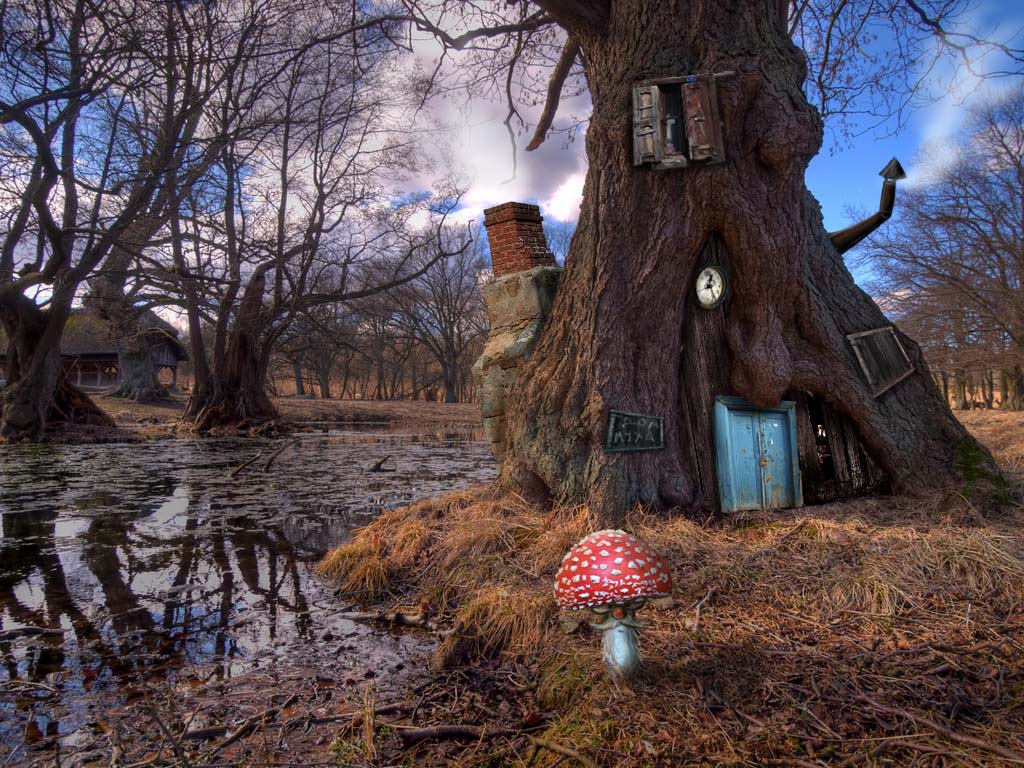 mushroom house