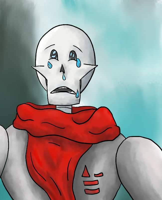 Distressed Papyrus Sad Papyrus by BlackStarGR on DeviantArt