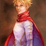 Guard in Red Cloack