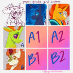 Quickie Grid Customs :CLOSED: by yuyusunshine
