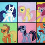 My Little Pony Acrylic Pop Art