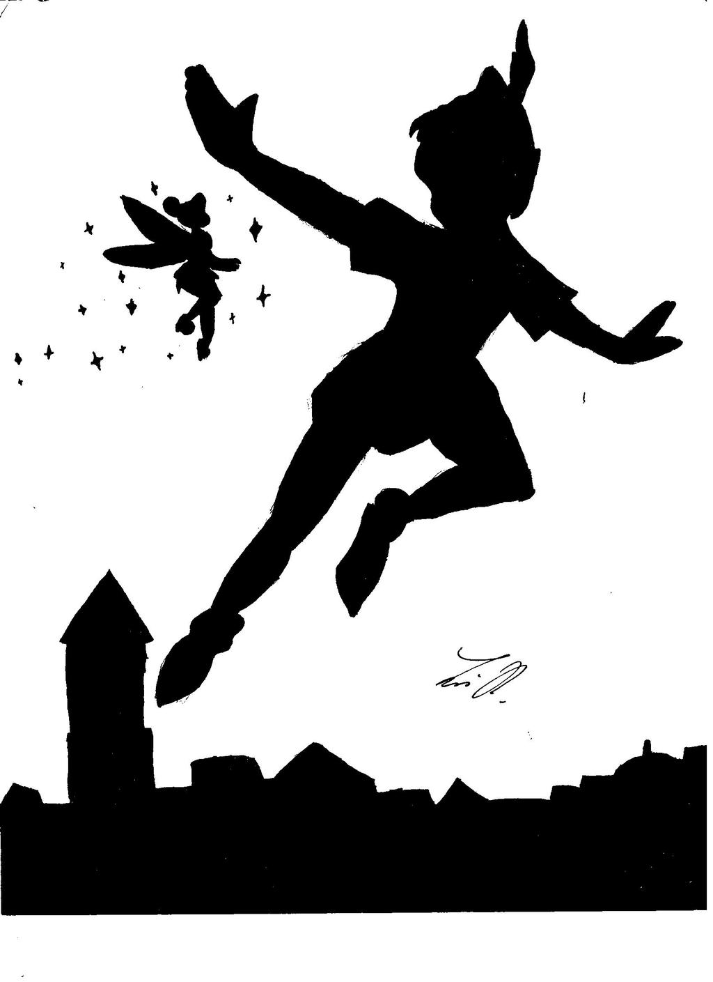 Peter Pan Silhouette by TheUnknownCosplay on DeviantArt Peter Pan Silhouette by TheUnknownCosplay on DeviantArt