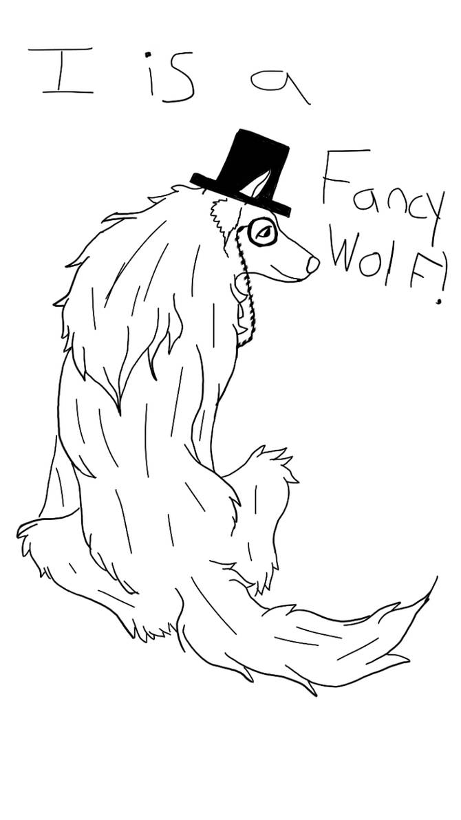 Fancy wolf by annalisam17 on DeviantArt