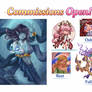 Commissions Open