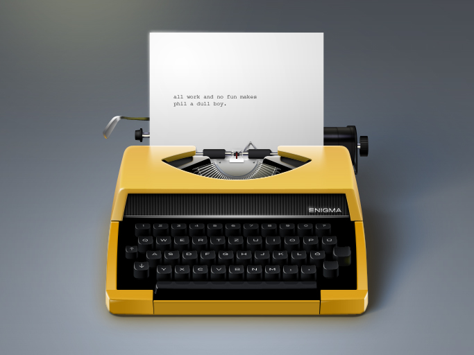 Little TypeWriter Icon