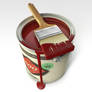 Red Paint Bucket