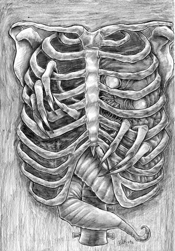 Rib monster by midknight23 on DeviantArt