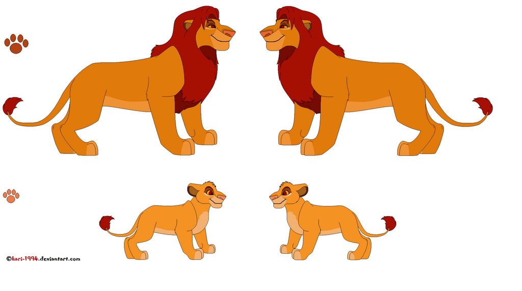 Simba's Colors by DepressedCarebear on DeviantArt