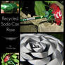 Soda Can Rose - Full View