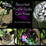Soda Can Rose - Purple Full