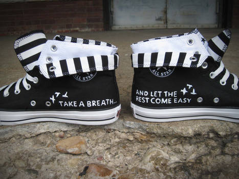 Hand Painted All Time Low Converse