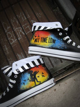 Hand Painted All Time Low Converse