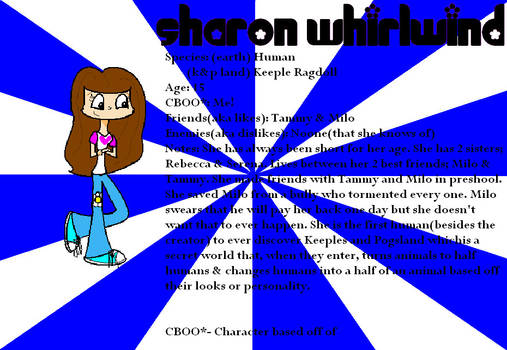 Profiles- Sharon Whirlwind