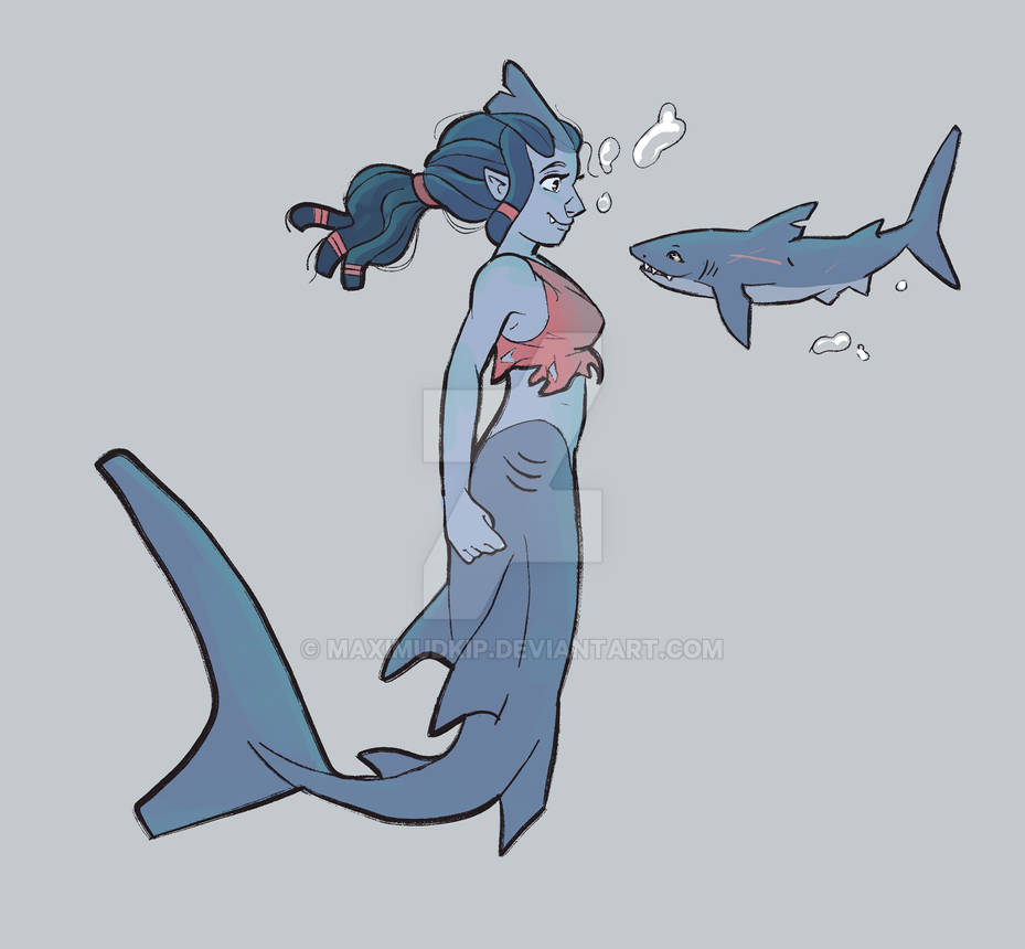 Mermaid Ride Shark Shark Mermaid by MaxiMudKip on DeviantArt