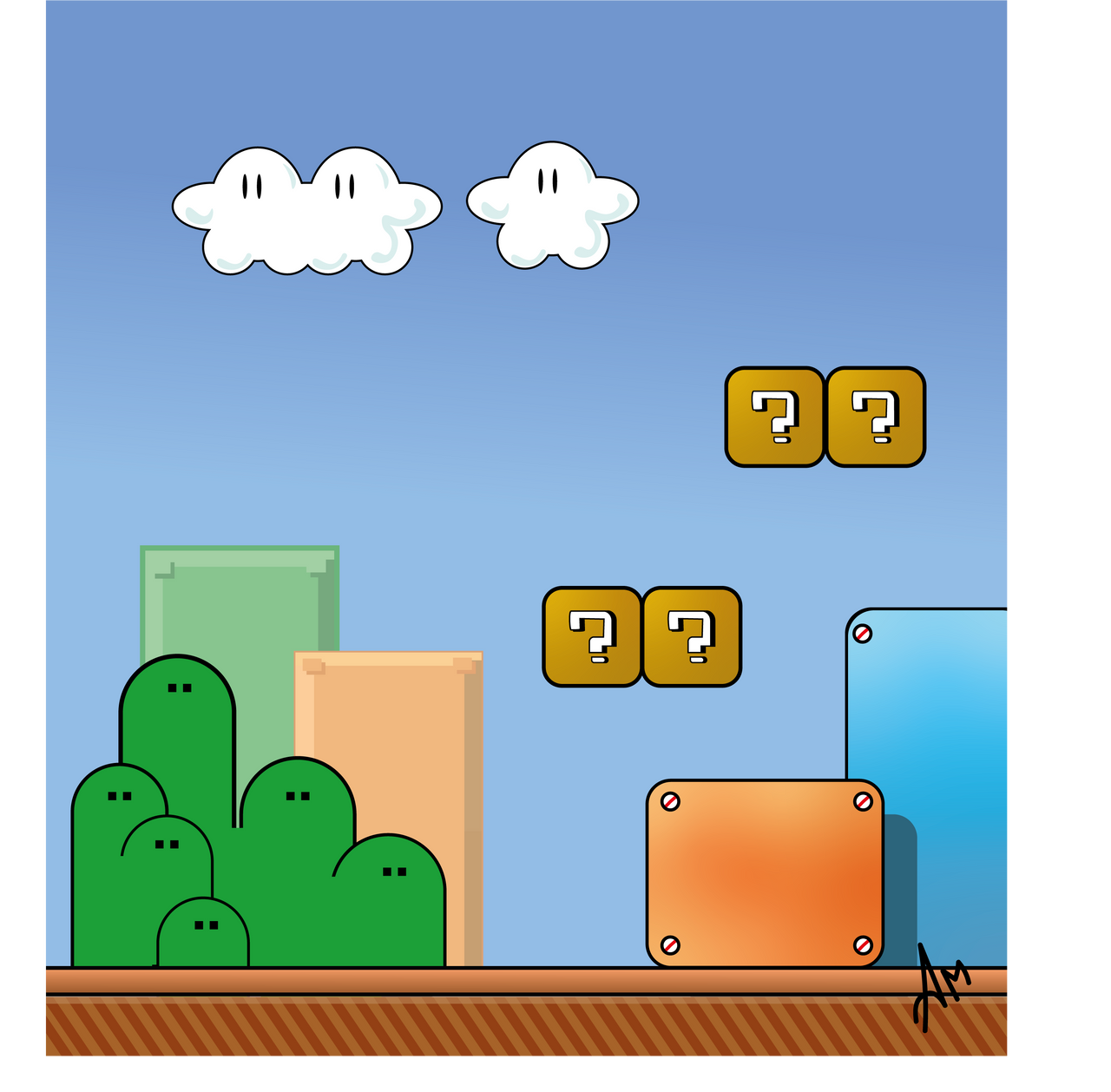 Super Mario Background by mostina on DeviantArt