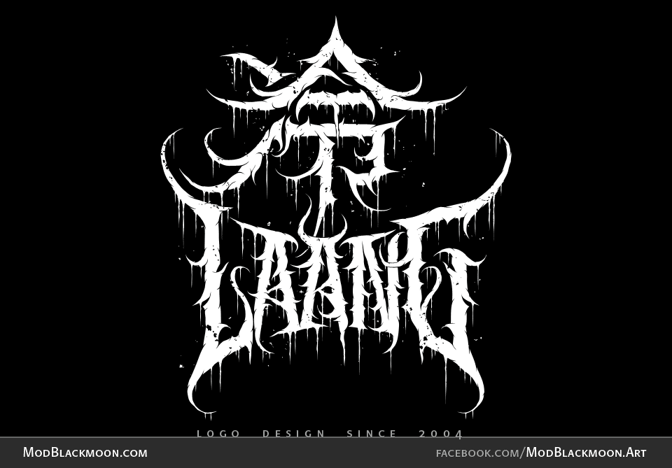 Black Metal Logo Design - Laang