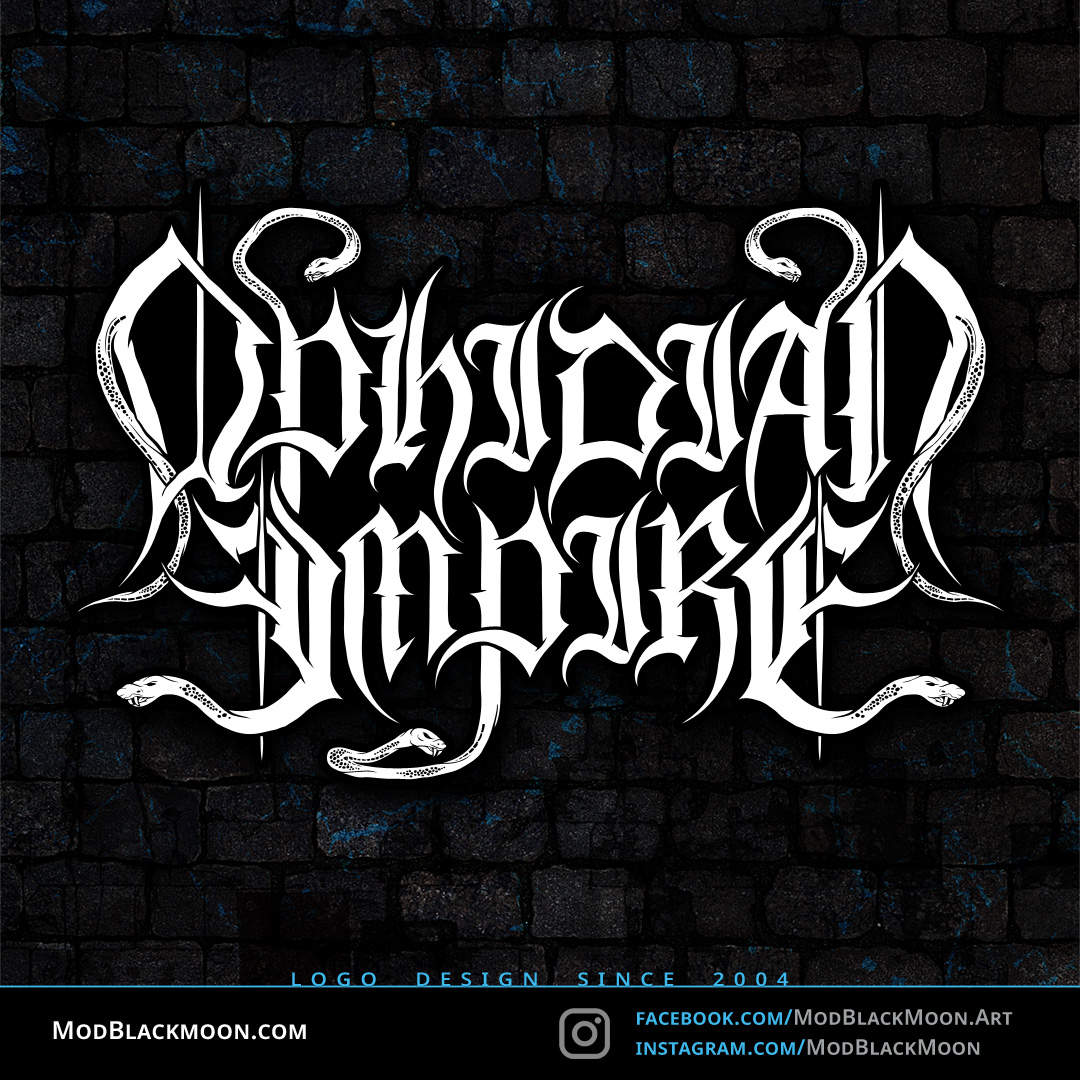 Black Metal Logo: Ophidian Empire