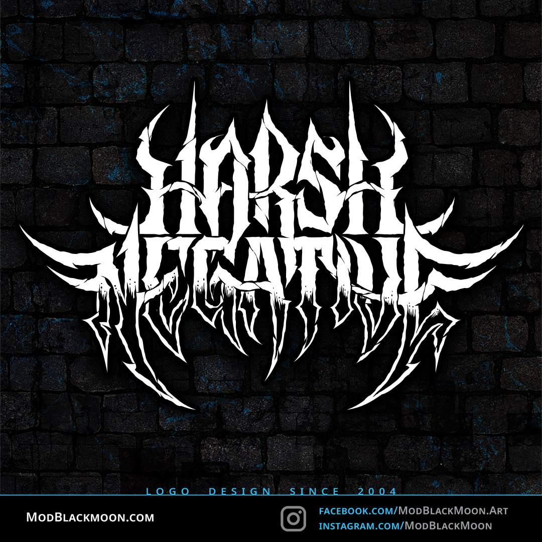Death Metal Logo: Harsh Negative