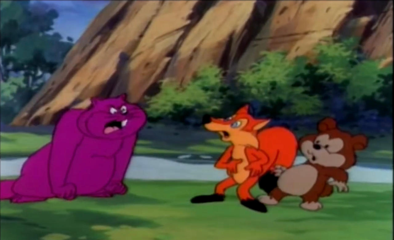 An Angry Beaver confronting Buttons and Rusty by jonacme on DeviantArt