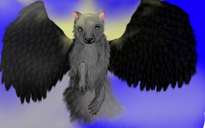 Wolf angel