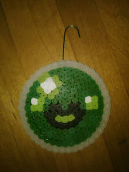 Perlers: Rad Slime Ornament