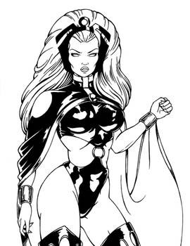 Storm - line art