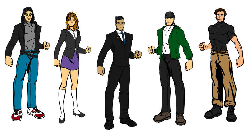 Project D Char. Designs Set 1 by DivineWind001 on DeviantArt