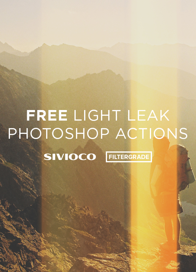 Free Light Leak Photoshop Actions and Filters