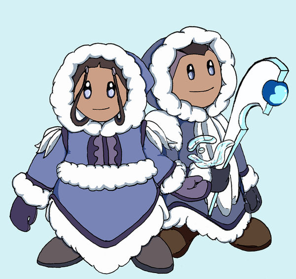 Sokka et Katara Ice Climbers